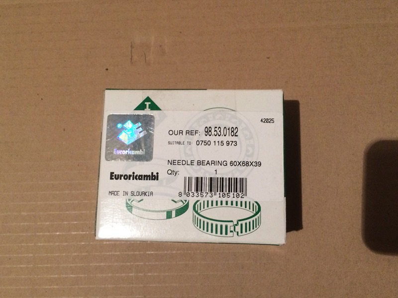 Подшипник роликовый игольчатый 60,0х68,0х39,0 (INA)